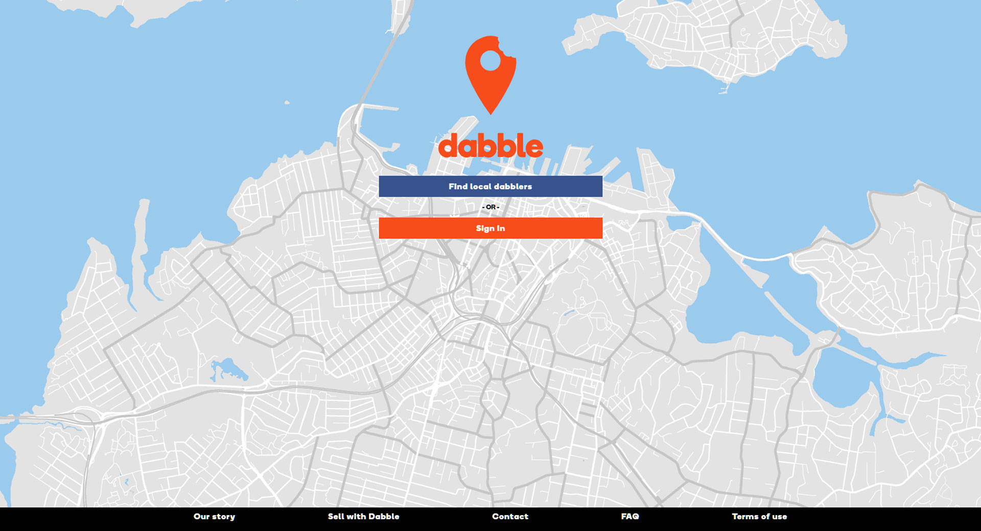Dabble Website prototype